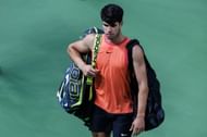 Carlos Alcaraz at the 2024 Shanghai Rolex Masters (Image: Getty)